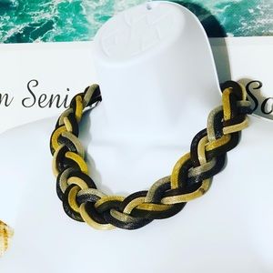 Gorgeous braided necklace